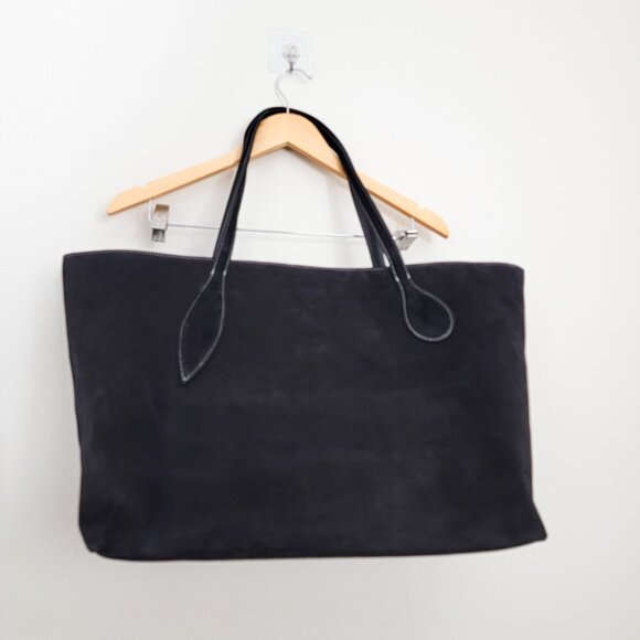 Little Liffner Mega Sprout Tote in Black Suede NWT - Picture 3 of 11
